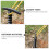 10Pcs High Strength Nylon Camping Stakes Black Tent Ground Fixators 9