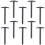 10Pcs High Strength Nylon Camping Stakes Black Tent Ground Fixators 4