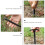 10Pcs High Strength Nylon Camping Stakes Black Tent Ground Fixators 10