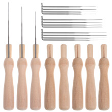 Kit De Fieltro Con Aguja Y Mango De Madera Para Principiantes