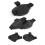 Protector De Cambio De De Goma Para Botas De Motocross Negro+Rojo 7