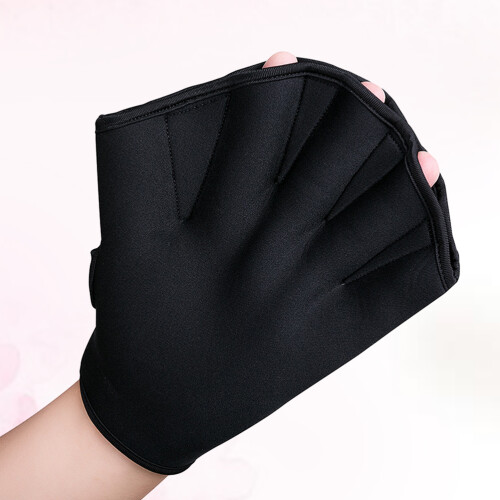 1 Par Guantes De Natación 2 Mm Neopreno Con Aletas 2