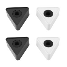 4 Unidades De Micrófono Triangular Abs Para Ktv