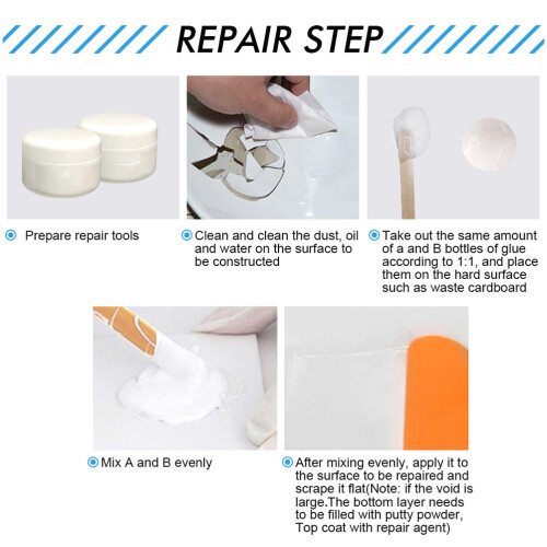 2 Unidades Para Baldosas Kit Reparación 2