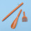 Shoe Horn Colgante De Pp Para Masaje Práctico Marrón 11