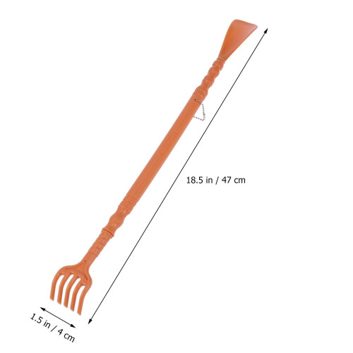 Shoe Horn Colgante De Pp Para Masaje Práctico Marrón 1