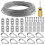 Juego De Cable Acero Inoxidable 30 M Con Y 2