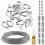 Juego De Cable Acero Inoxidable 30 M Con Y 7