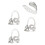 1Set Cuerdas Para Guitarra Con Punta De Banjo Accesorios Practicar 5