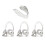 1Set Cuerdas Para Guitarra Con Punta De Banjo Accesorios Practicar 8