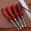 Raindrops Trimmer Edge Skiving Beveler For Professionals 3pcs 8