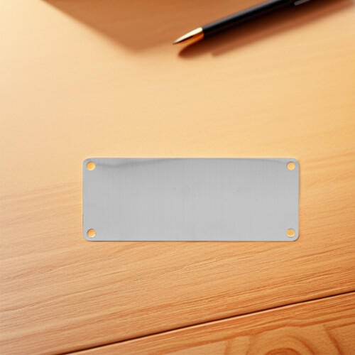 10 Unidades Placas Acero Inoxidable 4 2