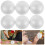 12 Unidades Bolas De Espuma Blancas 8 Cm Para Decoración 8