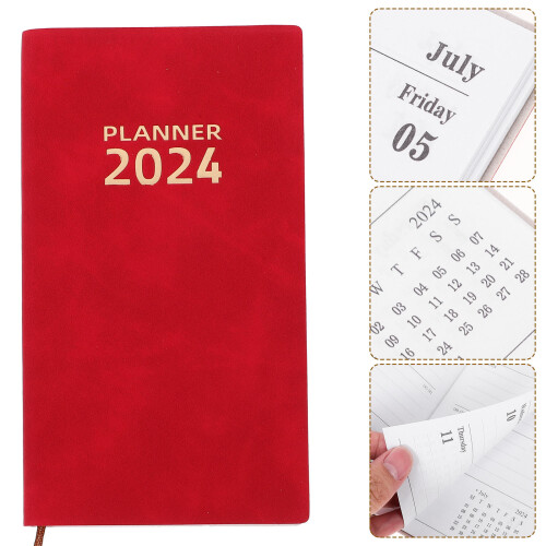 English Schedule Book Planner De Notas Cuaderno 2024 2