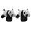 2 Unidades Brazalete De Panda Para Manillar 1