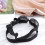 Gafas Para Perros Protección UV Impermeables Con Correa Negras 5