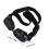 Gafas Para Perros Protección UV Impermeables Con Correa Negras 3