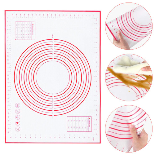 Silicone Kneading Mat Oval Oven For Bread Baking Pans Rolling 1
