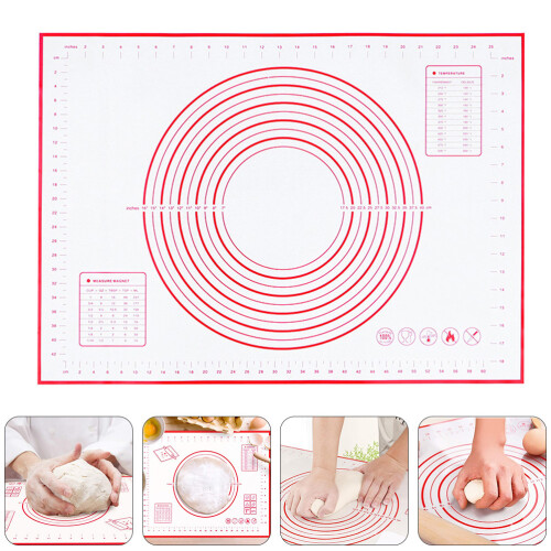 Silicone Kneading Mat Oval Oven For Bread Baking Pans Rolling 2
