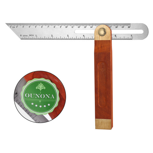 1 Deslizante 9 Pulgadas Mango Madera Inoxidable