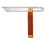 1 Deslizante 9 Pulgadas Mango Madera Inoxidable 7