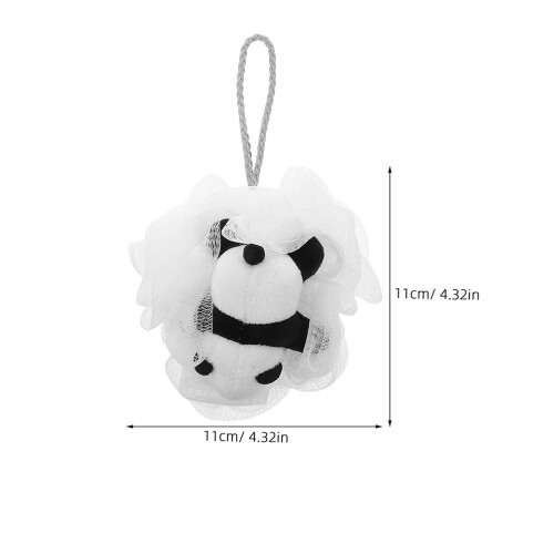 2 Unidades Esponja Panda Exfoliante Suave Para Bebés 1