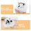 2 Unidades Esponja Panda Exfoliante Suave Para Bebés 6