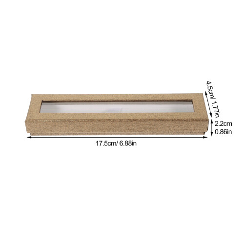 5 pcs empty pen gift box with clear window paper case packing 1