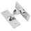 stainless steel 90 degree sliding latch bolt right angle silver 4