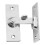 stainless steel 90 degree sliding latch bolt right angle silver 5