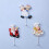 3 Piezas Gancho Pared Resina Chef Cocina 7