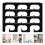 2 Pares De Soportes Para De En Pared/ 2