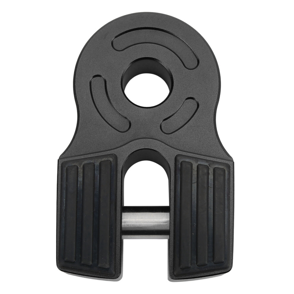 30000Lbs Winch Shackle Mount Universal Iron Pin Rubber Guard For Atv Pickup Black 8711357272614