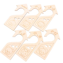 6 Pièces Organisateur Placard Bébé Séparateur Armoire Cintres