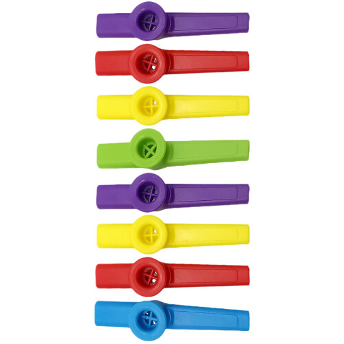 8 Pièces Sifflets En Plastique Pour Enfants Instruments De 1