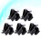5 Pièces Support Fixation Pour Club Putting, Pince Marque- Noir 8
