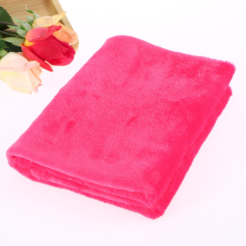 Flanelle Pour Animal De Compagnie Uni Rosé 1