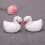 Ceramic Chopsticks Rack Shaped Holder Desktop Ornament 2