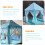 Hexagonal Pour Enfants De Jeu Peluche Décoration Maison 9