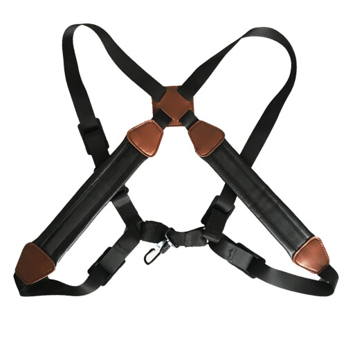Épaule En Cuir Pour Saxophone Double