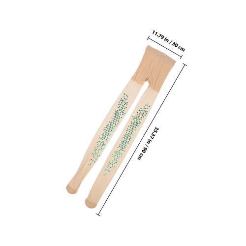 Pièce En Soie Ultramince Bikini Legging Écailles Vert 1