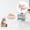 2 Pièces Pour Chat Mobilier Mural Escalade 5