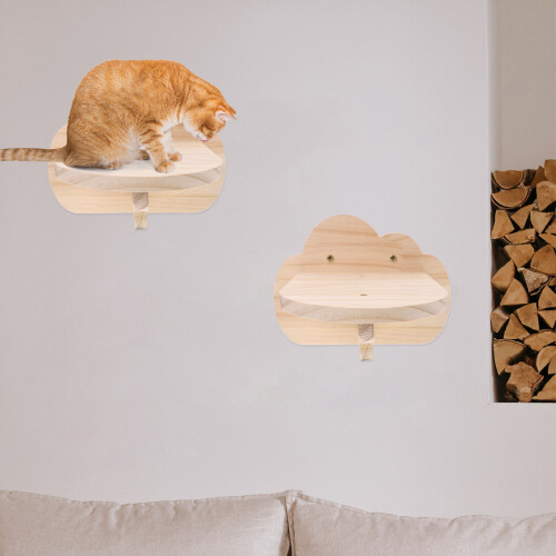 2 Pièces Pour Chat Mobilier Mural Escalade 1