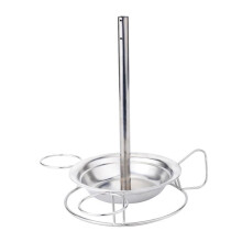 Ergonomischer Hühnchenhalter Pan Hähnchen Rost Silber