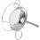 Ergonomischer Hühnchenhalter Pan Hähnchen Rost Silber 2