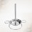 Ergonomischer Hühnchenhalter Pan Hähnchen Rost Silber 4