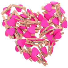50 Pezzi Clip Amore In Per Foto E Rosa