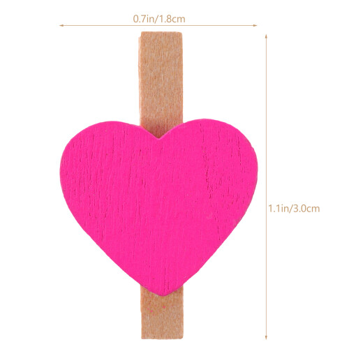 50 Pezzi Clip Amore In Per Foto E Rosa 1