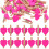 50 Pezzi Clip Amore In Per Foto E Rosa 3