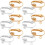 36 Pezzi Con Clip In Rame Per DIY 2